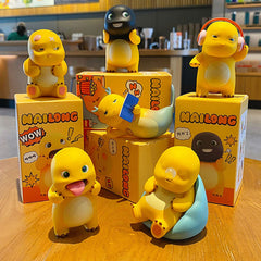 NAILONG Quirky Cartoon Desk Figurine