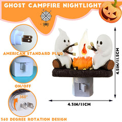 Halloween Ghost Campfire Nightlight