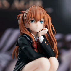 Cute Squat-Posed Anime Girl Figure