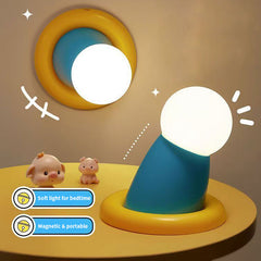 Cute Round Hand Night Light