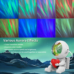 Astronaut Aurora Star Projector