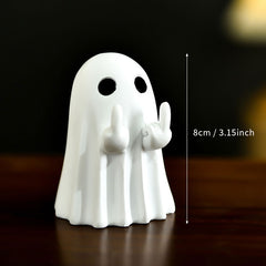 Spooky Halloween Ghost Figurine