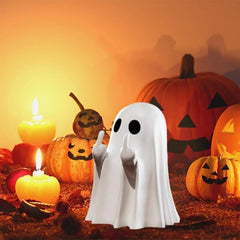 Spooky Halloween Ghost Figurine