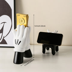 Playful Double Hands Money Holder