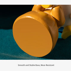 Cute Cartoon Pearl Earring Girl Figurine