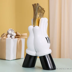 Playful Double Hands Money Holder