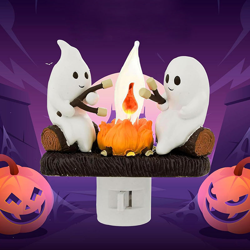Halloween Ghost Campfire Nightlight