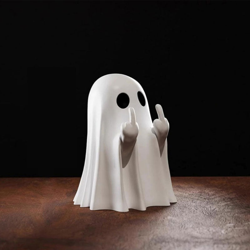 Spooky Halloween Ghost Figurine