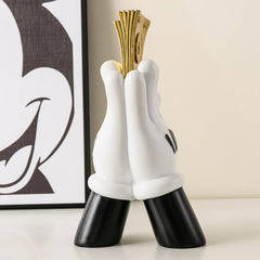 Playful Double Hands Money Holder