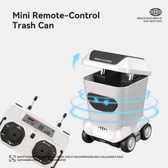 Mini Remote-Control Trash Can