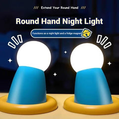 Cute Round Hand Night Light