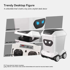 Mini Remote-Control Trash Can