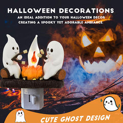 Halloween Ghost Campfire Nightlight